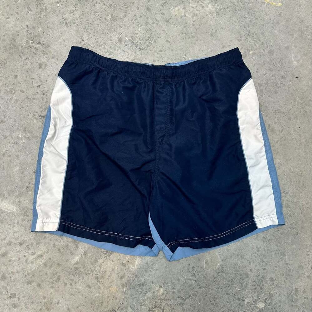 Old Navy Y2K Colorblocked Swim Trunks - XL